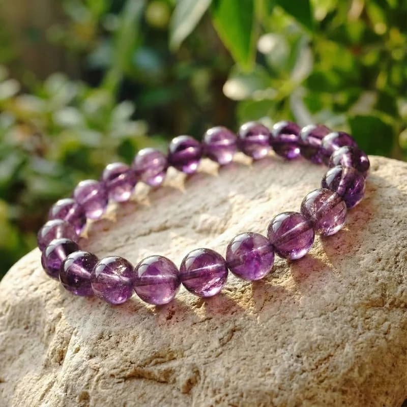 アメジストブレスレット